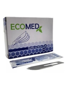 HOJILLA DE BISTURI QUIRURGICO NRO 22-ECOMED CAJA X 100 UND * $                                                          