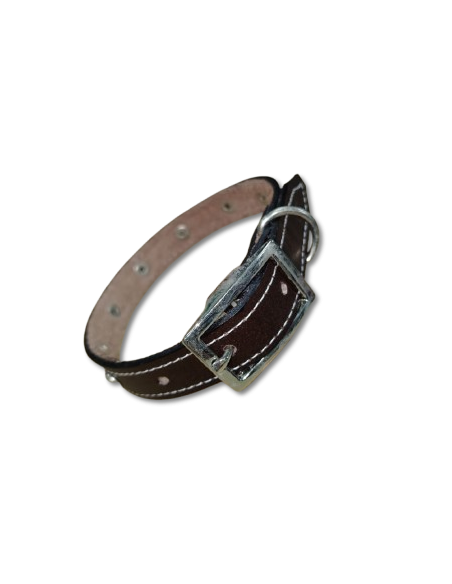 COLLAR CUERO PEQ ADORNO TALLA # 03 (*)