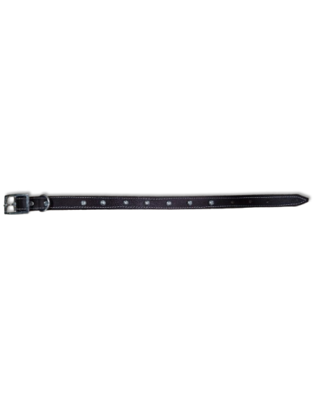 COLLAR CUERO PEQ ADORNO TALLA # 03 (*)