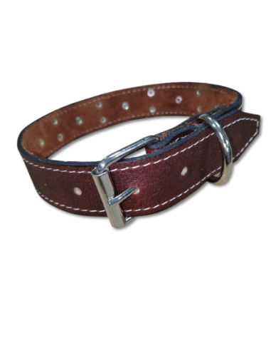 COLLAR CUERO XL ADORNO TALLA # 09 (*)