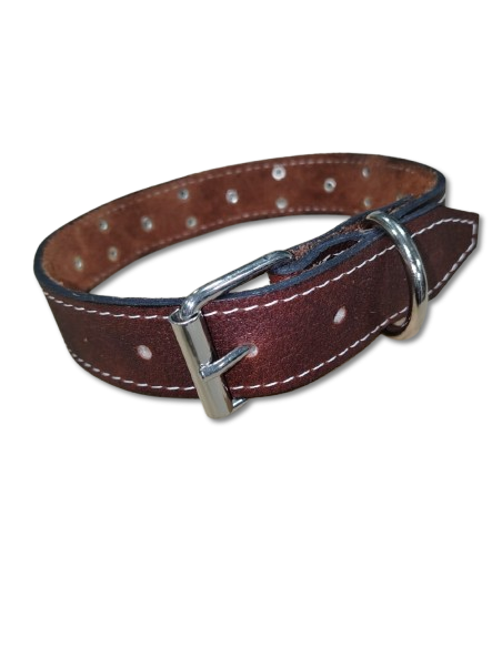 COLLAR CUERO XL ADORNO TALLA # 09 (*)