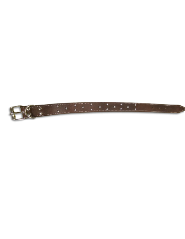 COLLAR CUERO XL ADORNO TALLA # 09 (*)