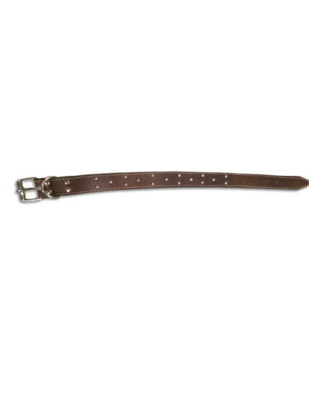 COLLAR CUERO XL ADORNO TALLA # 09 (*)