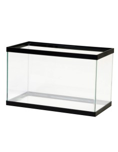 ACUARIO DE VIDRIO REGULAR NEGRO 10 Gln  (*)  $                                                                          
