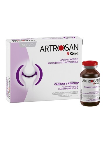 ARTROSAN INYECTABLE CANINOS/FELINOS  x 10 ml                                                                            