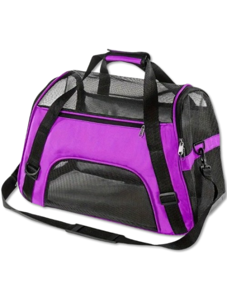 TRANSPOR.  DE ANIMAL. ACOLCHADO PLEGABLE TALLA M  PURPURA (*) $                                                         
