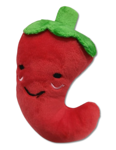 PIMIENTO  DE PELUCHE PEQ. PARA MASCOTAS  (*)  $                                                                         