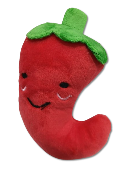 PIMIENTO  DE PELUCHE PEQ. PARA MASCOTAS  (*)  $                                                                         