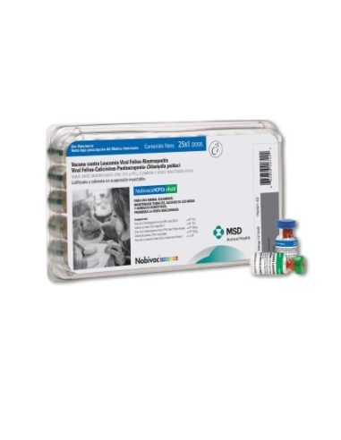 NOBIVAC FELINE 1-HCPCh+FeLV  x 1 DOSIS  $                                                                               