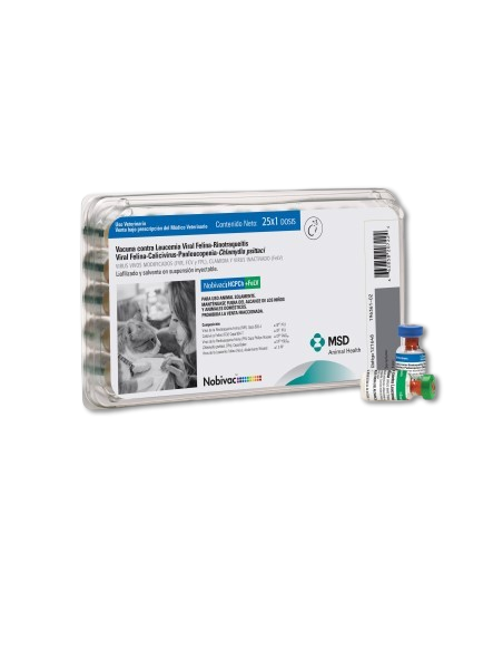 NOBIVAC FELINE 1-HCPCh+FeLV  x 1 DOSIS  $                                                                               