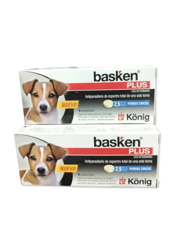 BASKEN PLUS PERROS CHICOS X 4 COMP x 10 KG                                                                              