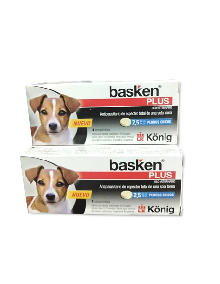 BASKEN PLUS PERROS CHICOS X 4 COMP x 10 KG                                                                              