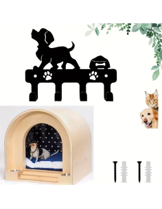 GANCHO PARA LLAVES DE METAL CON DISEÑO  PERRO (*)   $