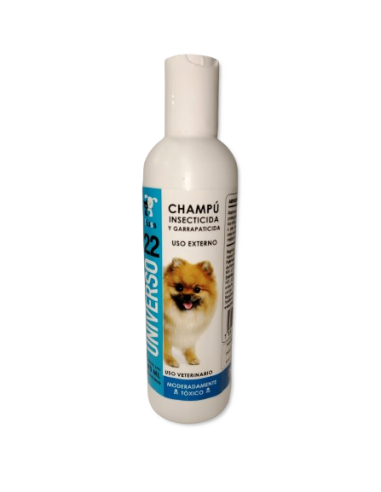 CHAMPU UNIVERSO INSECTICIDA Y GARAPATICIDA  X 240ML                                                                     