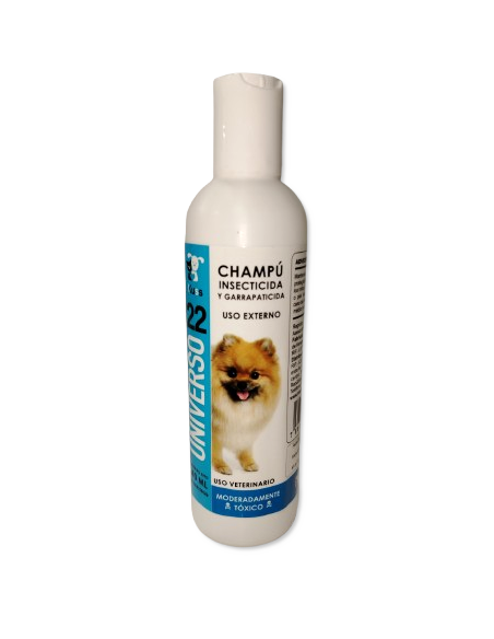 CHAMPU UNIVERSO INSECTICIDA Y GARAPATICIDA  X 240ML                                                                     