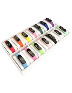 RELOJ ELECTRONICO LED LUMINOSOS PANTALLA DIGITAL   (*)  $