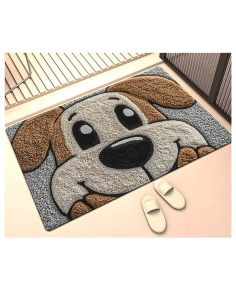 ALFOMBRA  DISEÑO IMAGEN DE PERRO MEDIDAS. 15.7 x 47.2 (*)   $