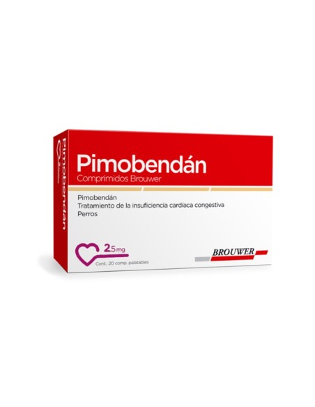 PIMOBENDÁN 2.5MG X 20 COMP (BROUWER)                                                                                    