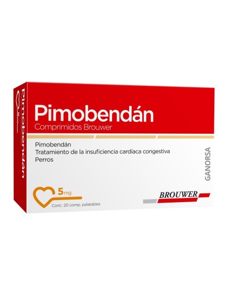PIMOBENDÁN 5 MG X 20 COMP (BROUWER ) $                                                                                  