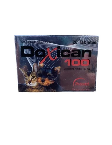 DOXICAN 100 CAJA X 20 TAB  $                                                                                            