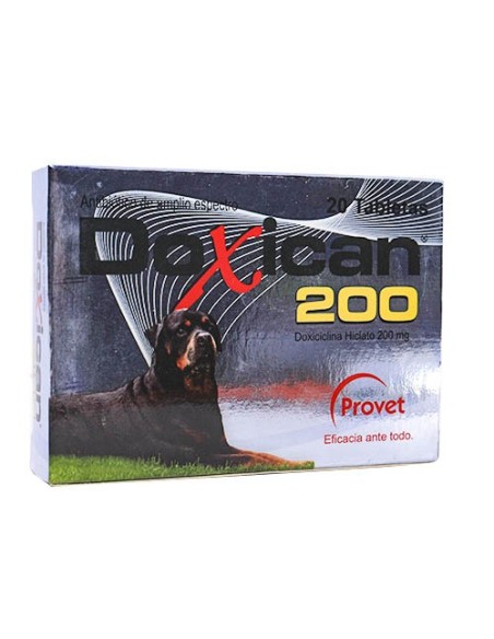 DOXICAN 200 CAJA X 20 TAB  $                                                                                            