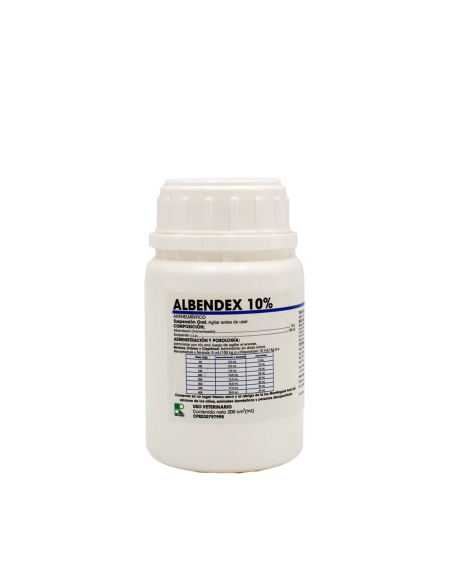ALBENDEX ORAL 10 % x 200 cm3.                                                                                           