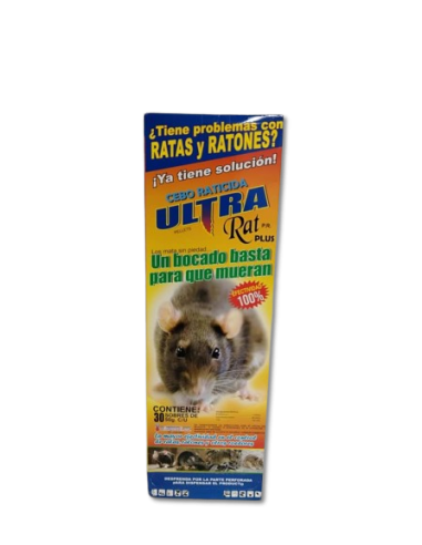 ULTRA RAT C/DISPENSADOR B/L. QUESO  50 Gr  (*)                                                                          